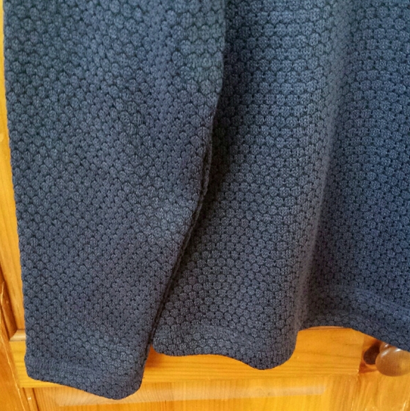 NWT Liv Outdoor Men's Blue Textured Knit 1/4 Zip Pullover S - Picture 9 of 14
